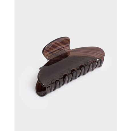 Broche De Resina Marron Chocolate