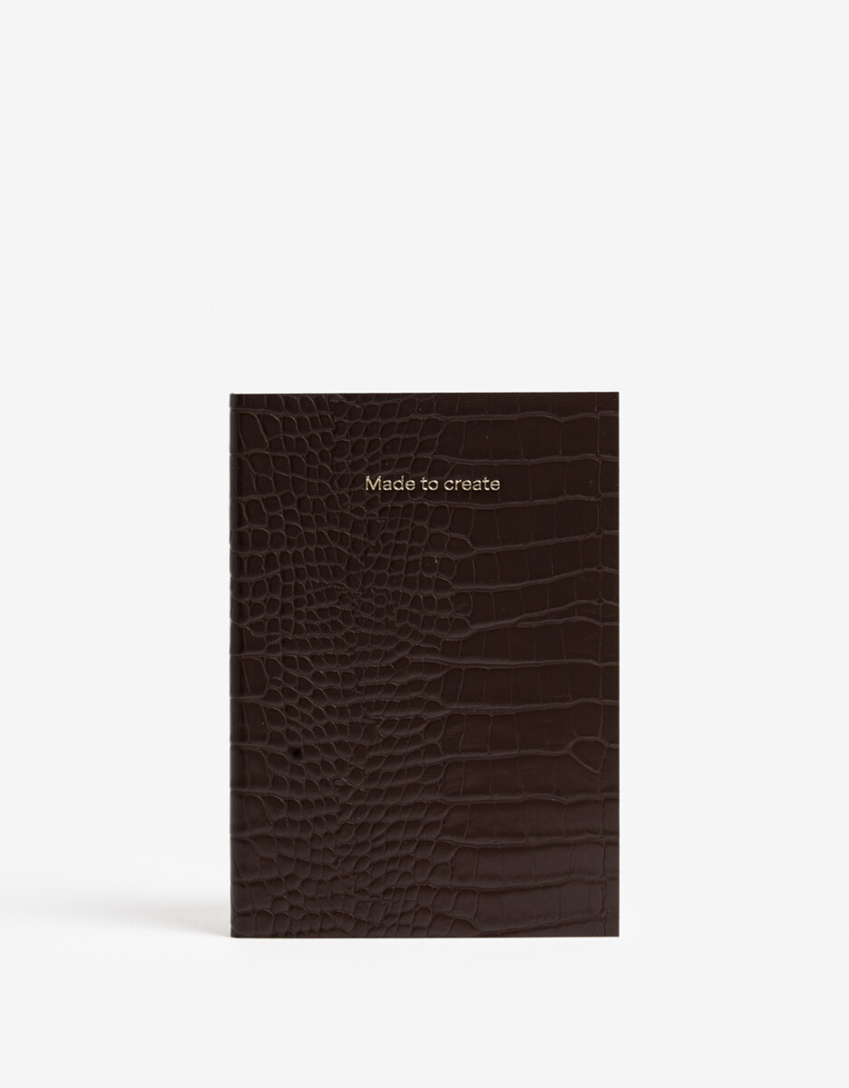 Cuaderno De Pu Croco Chocolate. 