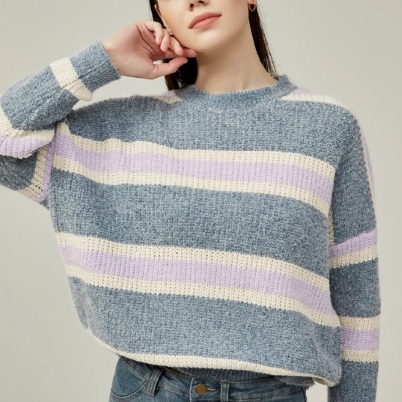 Sweater azul bolita