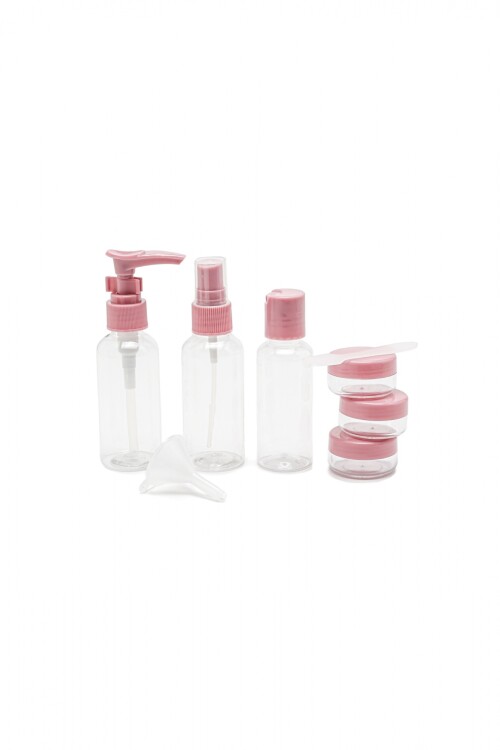 Set Botellas para Viaje Fucsia
