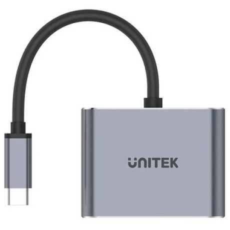 Hub Usb-c Unitek 4 en 1 Dual Display, Pd 100W 001