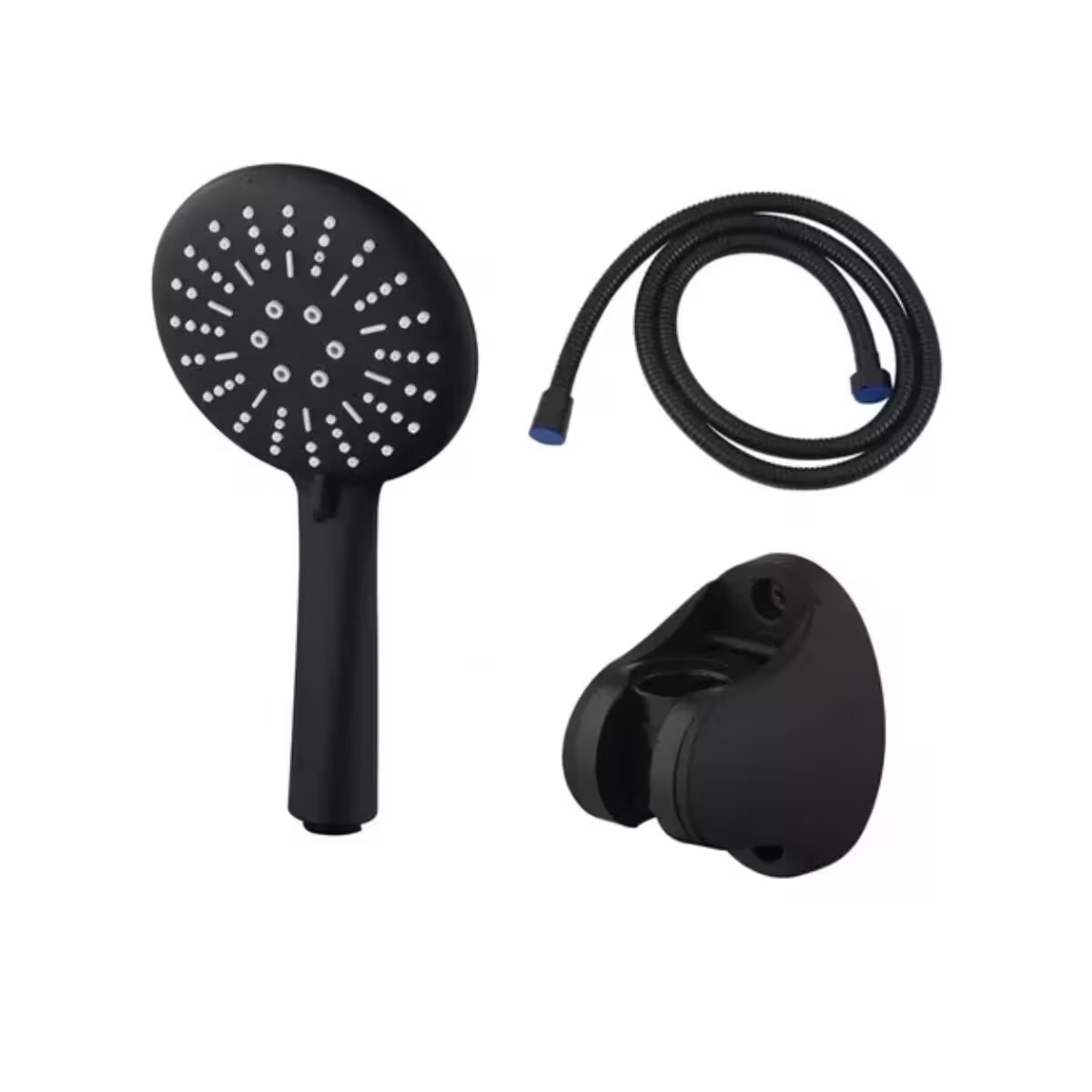 Ducha Teléfono Completa Negro Mate Dmc 