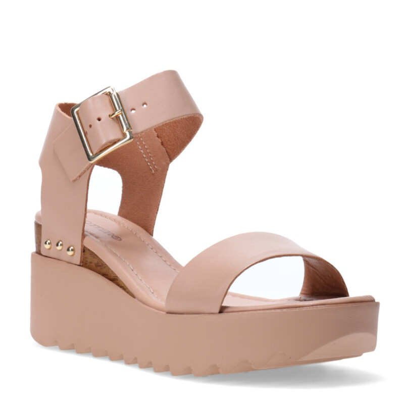 Sandalias de Mujer Bottero c/hebilla Marrón - Marrón Claro