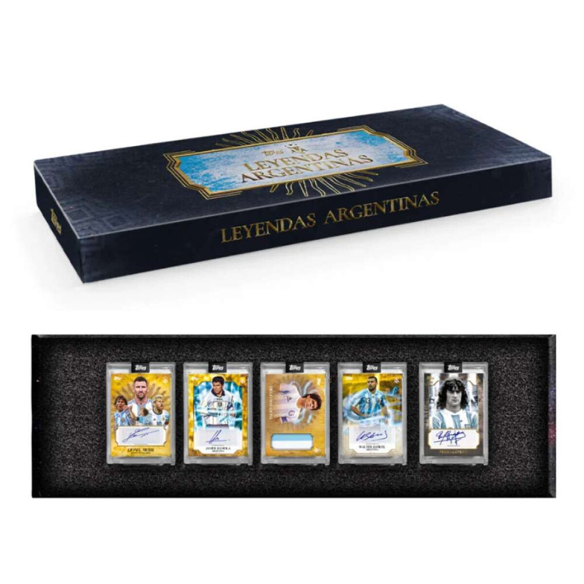 2025 Leyendas Argentinas Hobby Box - Contiene 5 tarjetas 