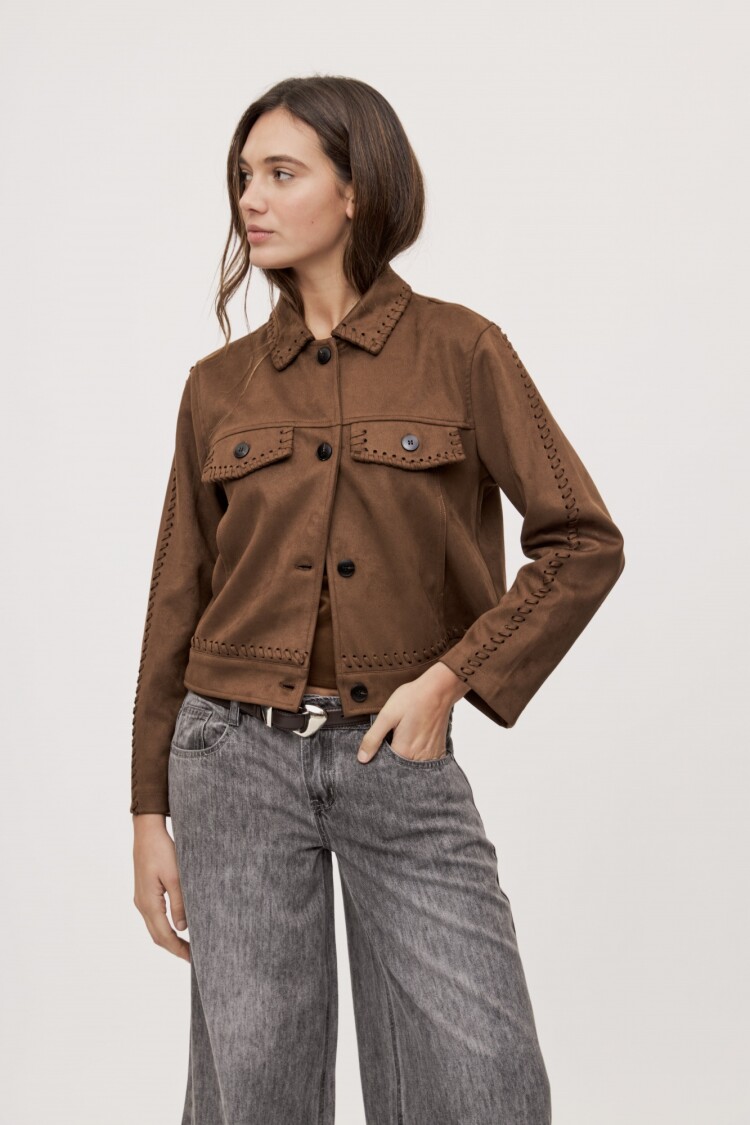 CAMPERA HICKOK Marrón oscuro