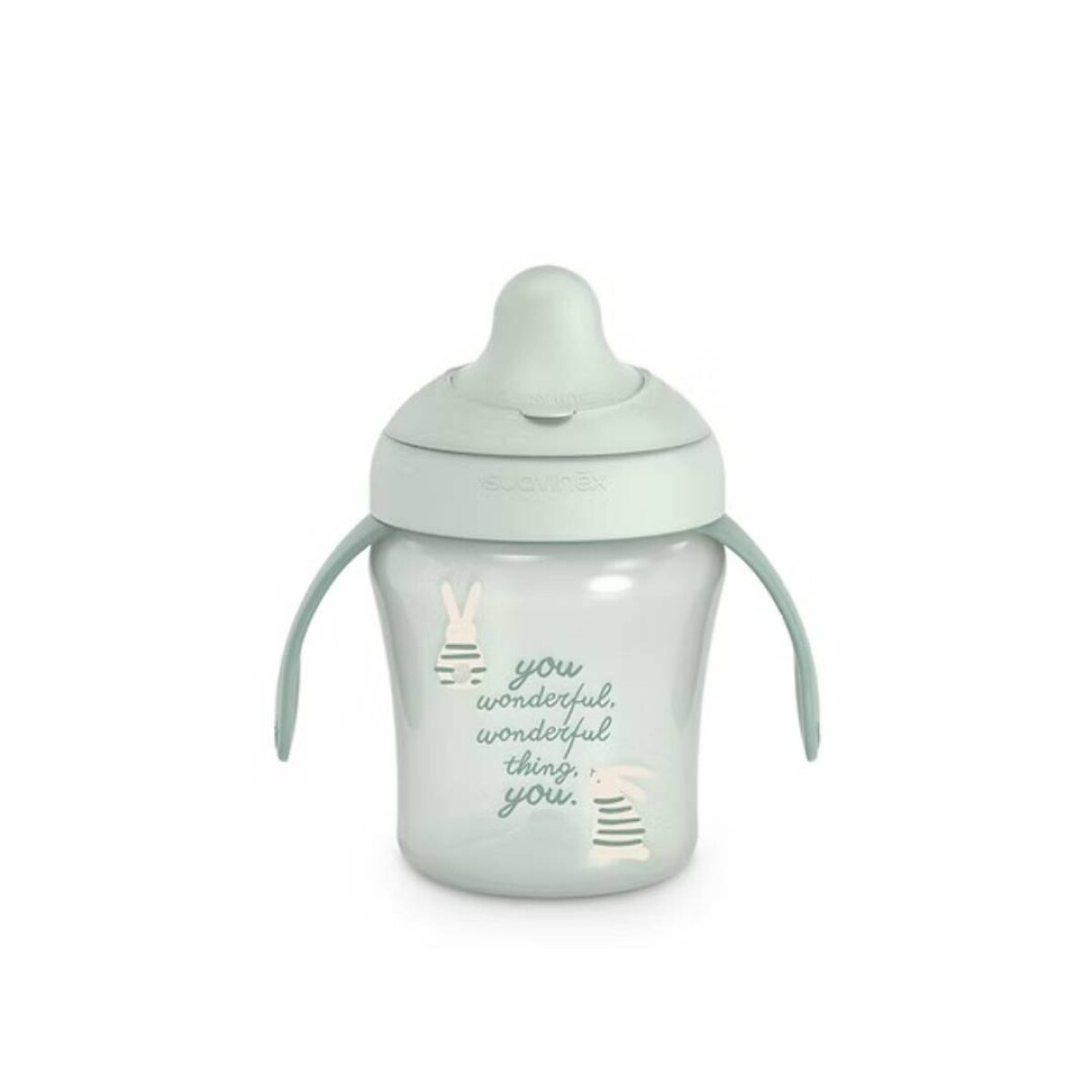 Vaso de aprendizaje Suavinex Wonder 200 ml - Verde 