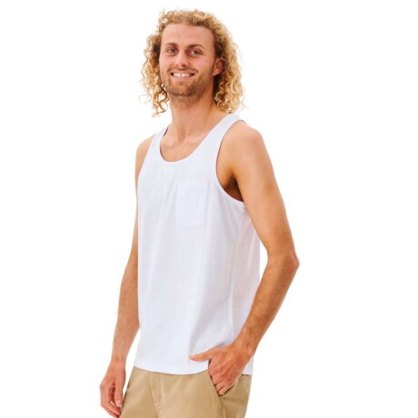 Musculosa Rip Curl Plain Tank Blanco