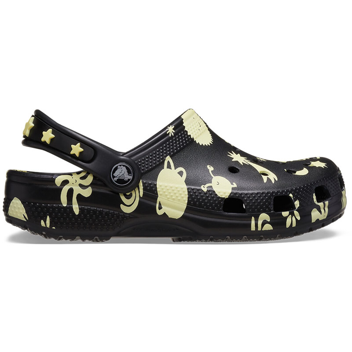 Classic Clog Glow Space - Negro 