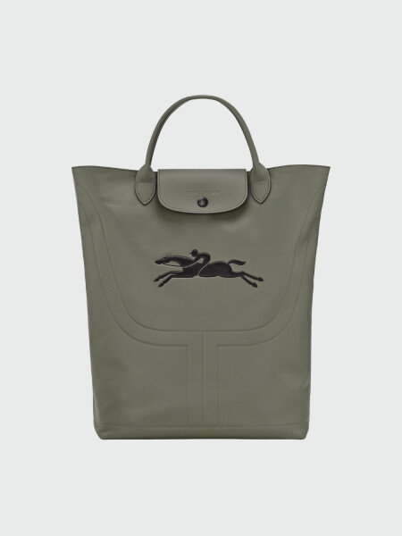 Longchamp - Bolso de cuero, Le Pliage du Jardinier Verde