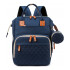 Bolso Maternal Mochila Madre Moderna Impermeable Resistente variante color AZUL