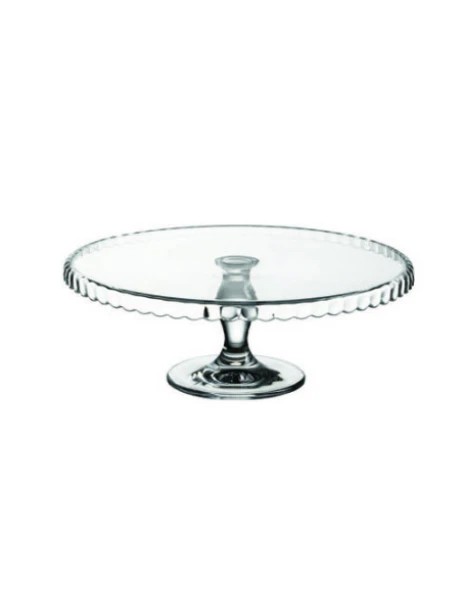 PLATO TORTA 32.2 CM C/ PIE PATISIER PASABAHCE GB PLATO TORTA 32.2 CM C/ PIE PATISIER PASABAHCE GB