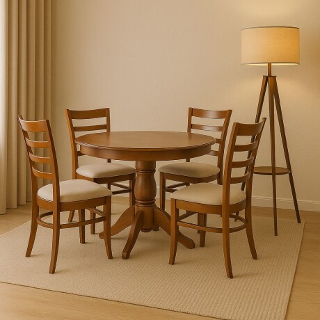 Juego de comedor 4 sillas Juego de comedor 4 sillas