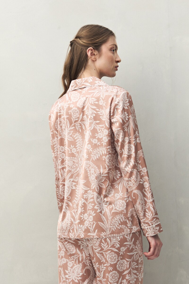 CAMISA GINGER PRINTED Tostado