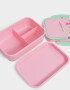 Accesorios Cocina Estampados Lunchera De Plástico - Rosa Claro