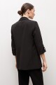 Blazer recto negro