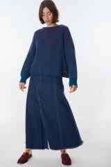 Sweater Astral Petroleo/Magenta