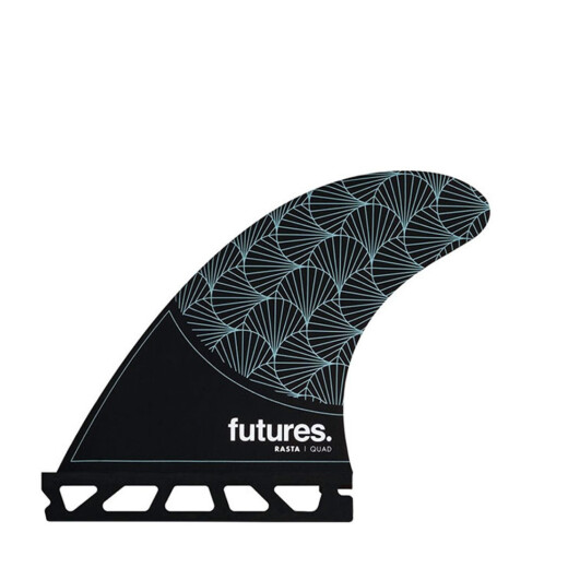 Quilla Futures Rasta Quad Medium Quilla Futures Rasta Quad Medium