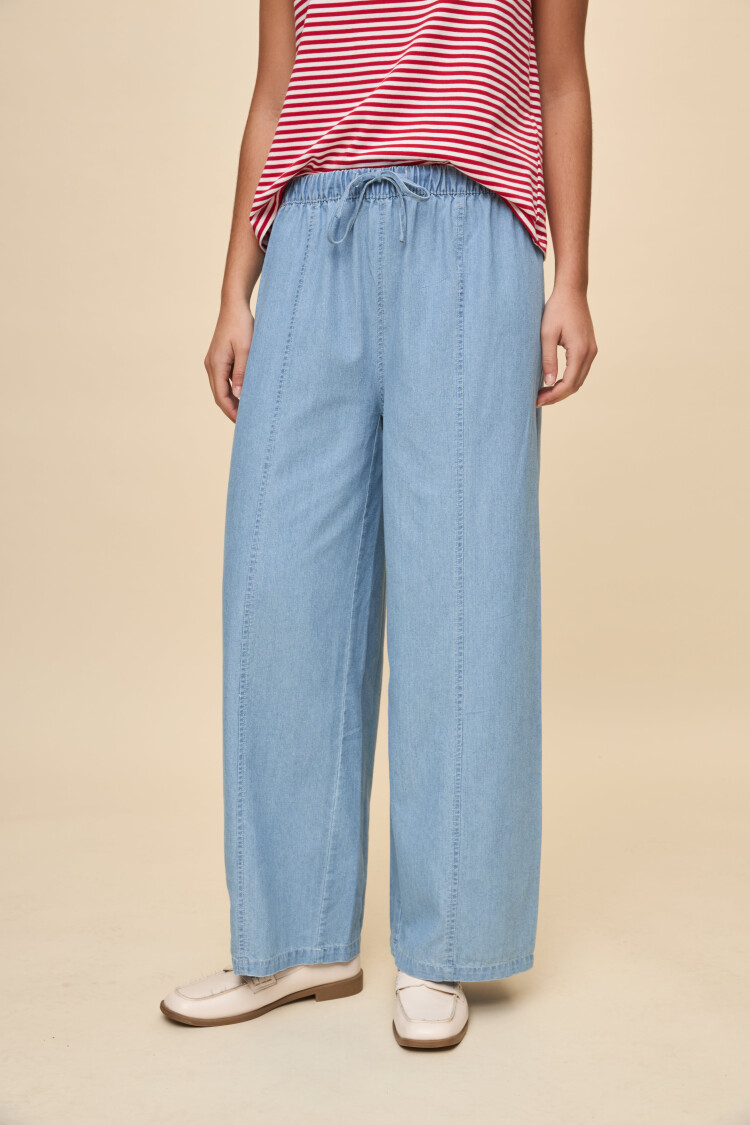 PANTALÓN ROXAS Celeste