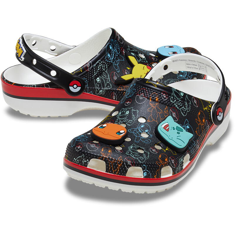Classic Clog Pokémon Multicolor