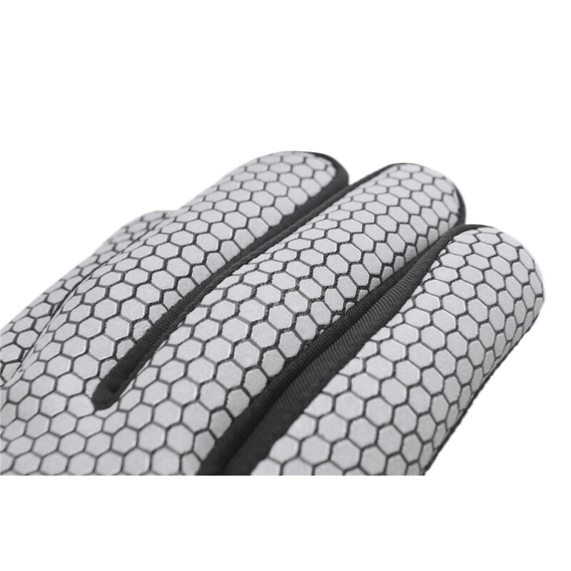Guantes Térmicos Reflectivo Running Reebok Gris