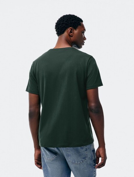 CAMISETAS BÁSICAS REGULAR WORLD VERDE