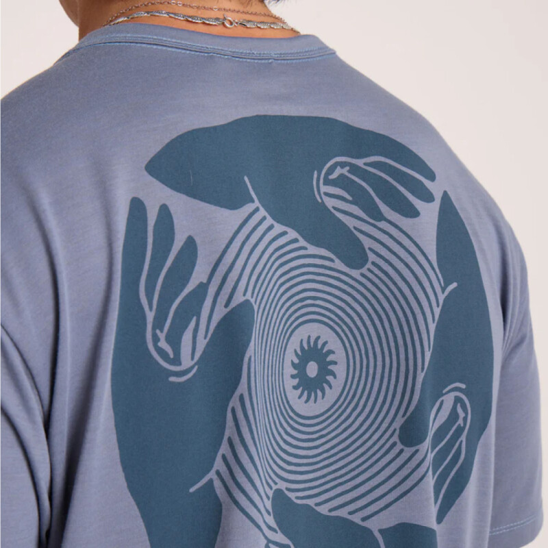 Remera Roark Mathis Active - Azul Remera Roark Mathis Active - Azul