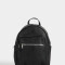 Mochilas Urbanas Mochila De Cuerina Con Relieve - Negro