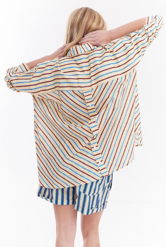 Blusa Homie Amarillo Rayado