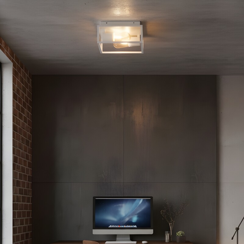 ARTEFACTO DECORATIVO DE TECHO CADIX Luminaria Cadix Blanca