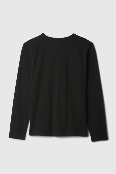 Remera Logo Gap Manga Larga Niño Outer Space