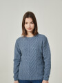 Sweater Allora Azul Grisaceo