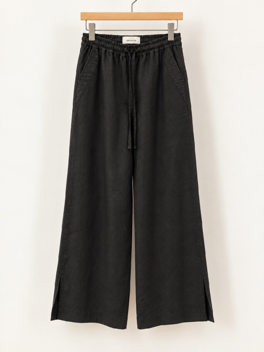 Pantalón Tulum - Lino Negro 