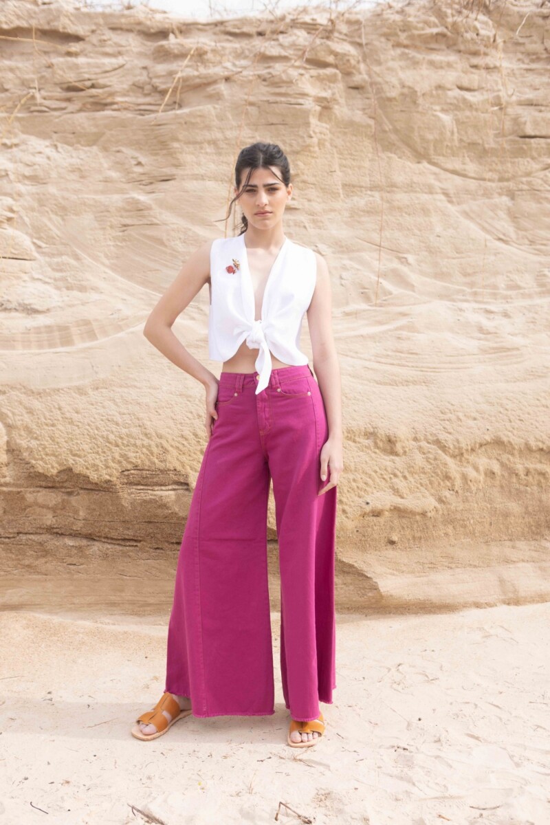JEAN WIDE XL Fucsia Oscur