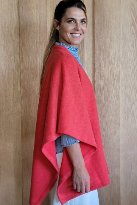 Ruana Cerdeña Rojo