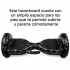 Skate Patineta Eléctrica 6.5" Con Música + Luces Led NEGRO