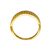 Anillo Sin Fin-Oro Bajo-Piedra Zirconia-AN8100 conpiedra