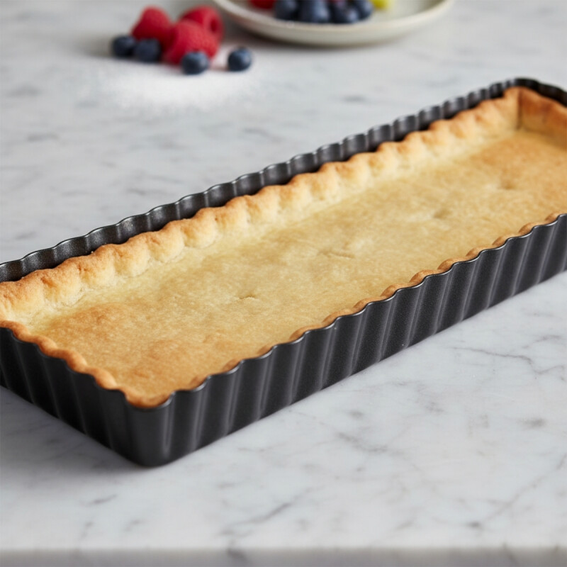 Tartera rectangular desmontable GRIS