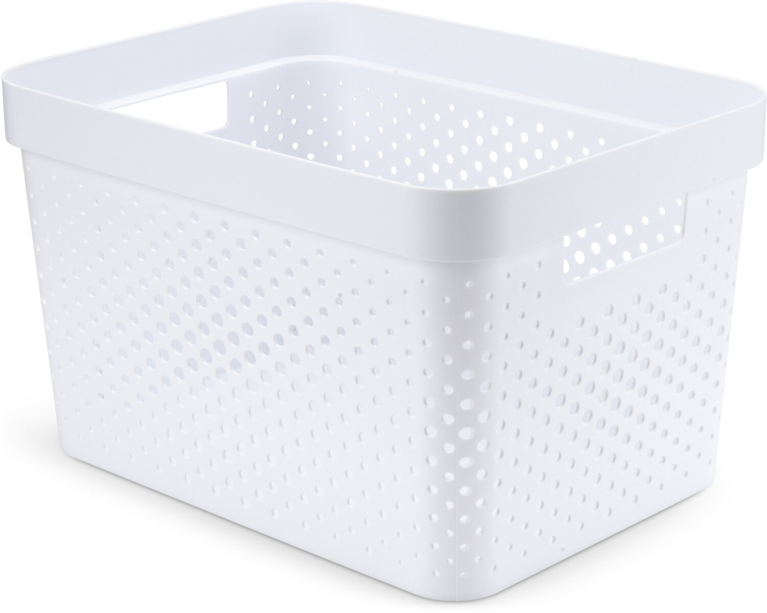 Cesta INFINITY 17L plástico blanco 