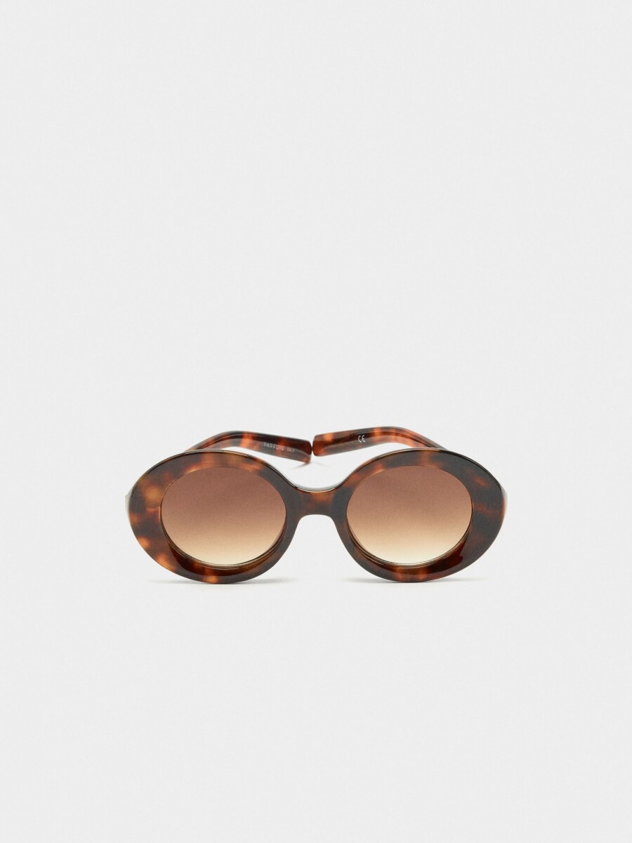 Gafas De Sol Redondas marron