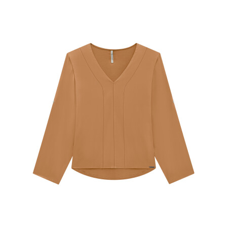 Blusa con Manga Martíngala Plus Size Negro