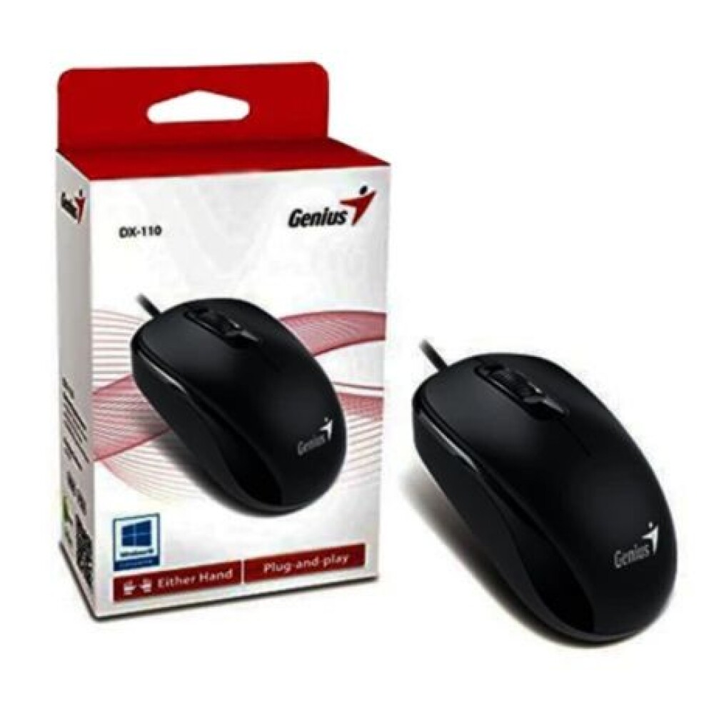 MOUSE GENIUS DX-110 USB COLOR NEGRO MOUSE GENIUS DX-110 USB COLOR NEGRO