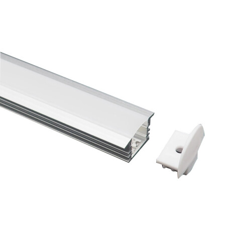 Perfil Aluminio para Cinta LED 12V de Empotrar Perfil de Aluminio para Cinta LED 12V de Empotrar 1 Metro