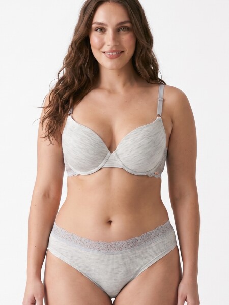 VEDETINA DORITA GRIS MELANGE M
