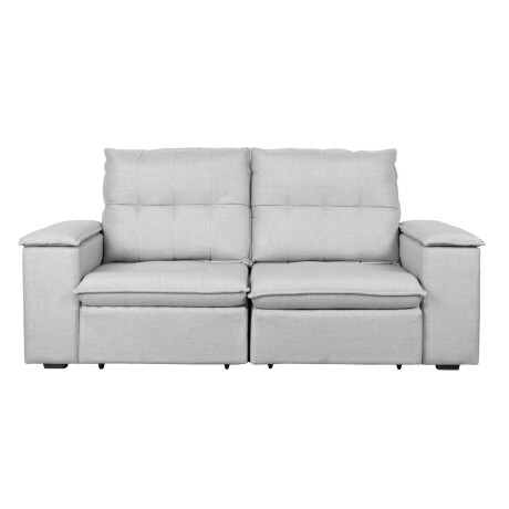 SOFA RETRACTIL 3 CUERPOS TELA GRIS ATLANTA