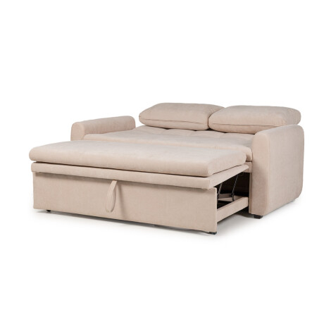 Sofá Cama Saara - Tela Microfibra 3012 (Beige)