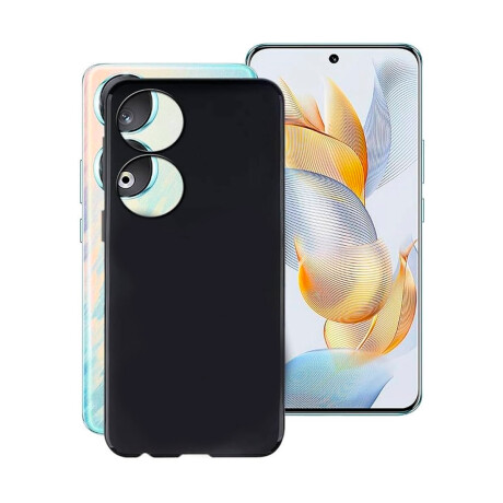 Estuche TPU Para Honor 90 Negro Estuche TPU Para Honor 90 Negro
