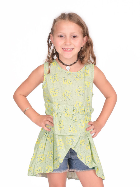 VESTIDO FLOWER VERDE