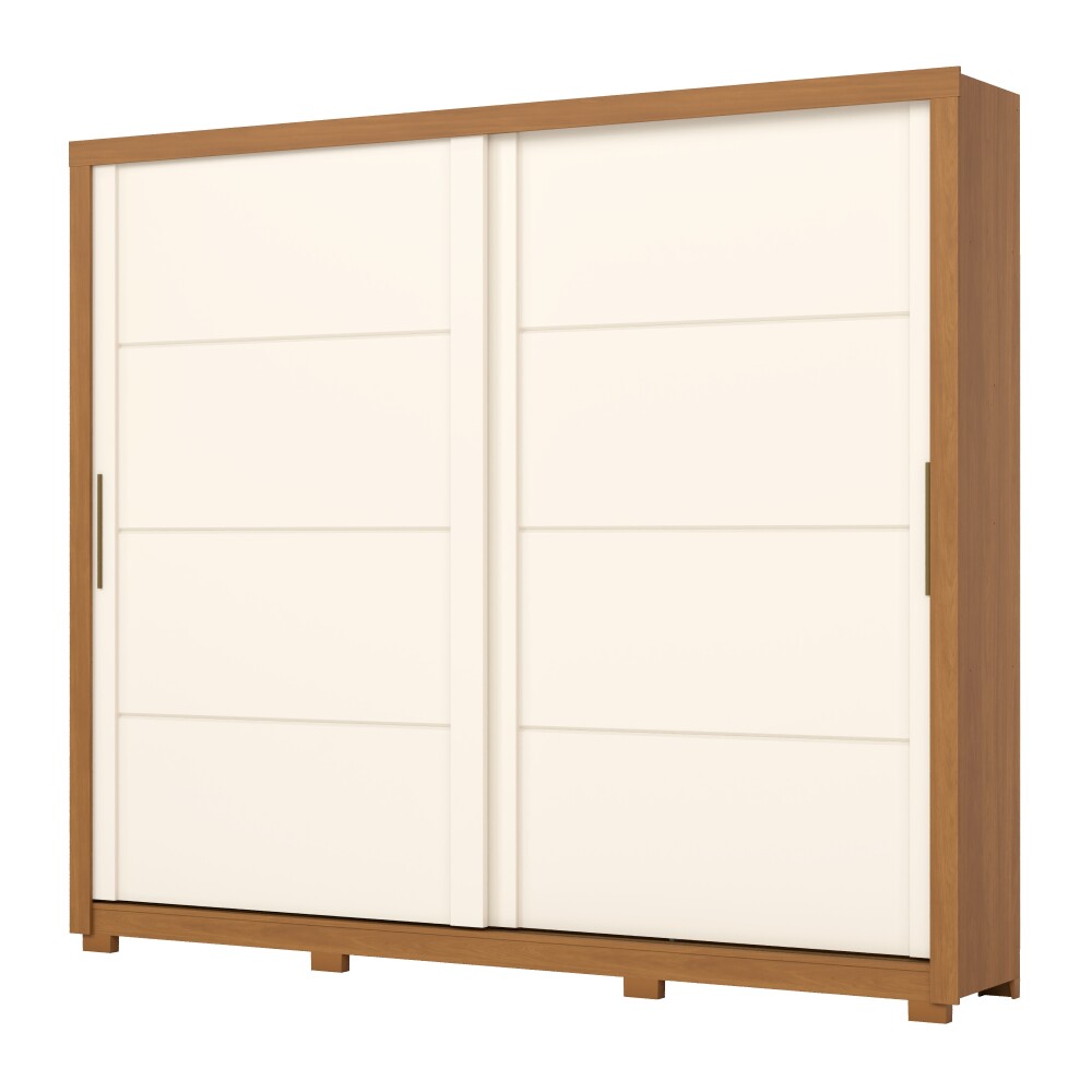 ROPERO PALACE 2 PUERTAS 4 CAJONES INTERNOS GUARDARROPA CLOSET ARMARIO OFF WHITE