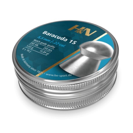 Balin Baracuda 15 5.5mm 250un 15.89gr Balin Baracuda 15 5.5mm 250un 15.89gr