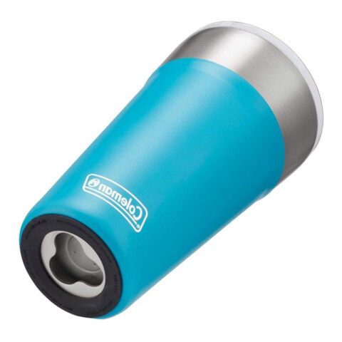 Vaso Coleman Inox Verde 600ml con abre botellas integrado Turquesa